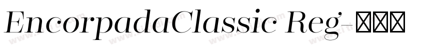 EncorpadaClassic Reg字体转换